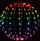 Top dekorativ LED Ball, 40cm, 168 LED, RGB shumëngjyrësh