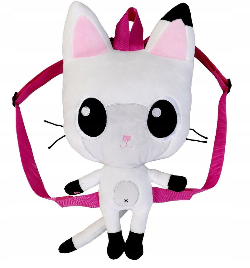 Çantë shpine pelush JoyToy Gabbys Dollhouse Pandy Paw, 23x12x45 cm, shumëngjyrëshe