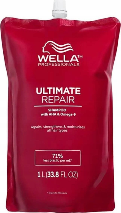 Shampo Wella Professionals Ultimate Repair, rikonstruktuese, refill 1000ml
