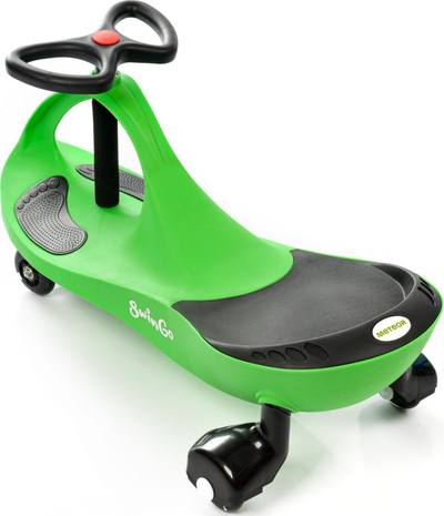 Makina lëvizëse për fëmijë Meteor Swingo 16875, ride-on me gravitet, timon 360°, shumëngjyrëshe