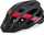 Helmetë Batfox, e zezë / kuqe H600-1