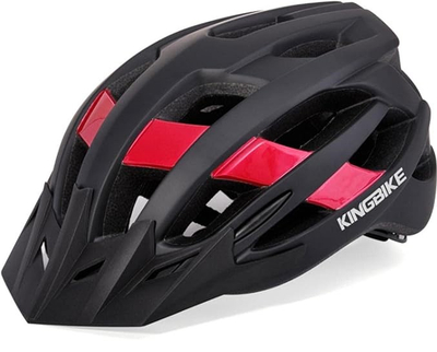 Helmetë Batfox, e zezë / kuqe H600-1