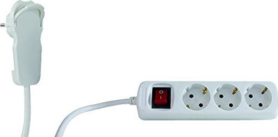 Kabllo zgjatese REV Schuko, 3500W, 2m, e bardhë