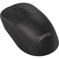 Maus wireless Spacer, 2.4GHz dhe Bluetooth 5.2, 1600 dpi, i zi