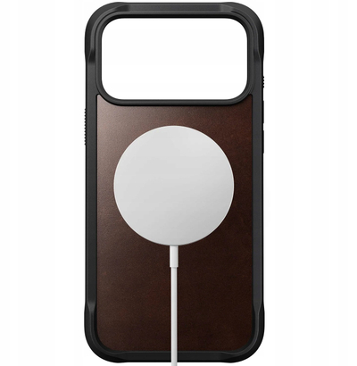 Futrollë Nomad MagSafe Leather Case, për iPhone 17 Pro Max, lëkurë e zezë