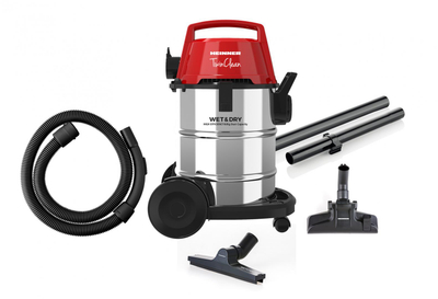 Fshesë me korent Heinner HVC-MWD1400RD, 1400W, 21L, argjendi e kuqe