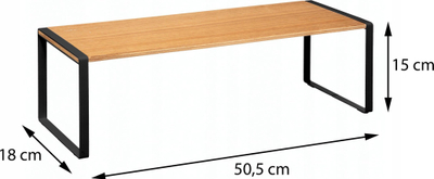 Raft kuzhine 5five, për banak, 50 x 18 x 15 cm
