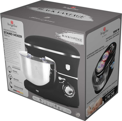 Mikser planetar BerlingerHaus BH-9512, 1300W, 6.2L, i zi mat