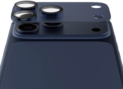 Заштита за камера PanzerGlass Fender, за iPhone 17 Pro Max, алуминиум, Deep Blue