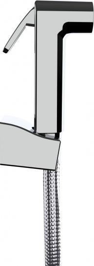 Set dushi për bidet Wenko, kokë dushi 12 cm, zorrë 120 cm, ngjyrë argjendi