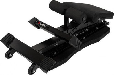 Stol fitnesi HAMMER Force 2.0, i rregullueshëm, 200 kg, i zi