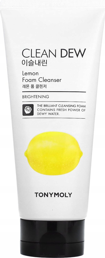 Shkumë pastruese fytyre TonyMoly Clean Dew Lemon Brightening Cleansing Foam, 180 ml
