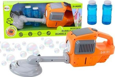 Makine flluskash sapuni LEAN Toys, formë kositëse trimmer, portokalli