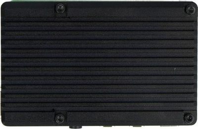 Kuti alumini JustPi LT-4B03 për Raspberry Pi 4B, ftohje pasive, e zezë