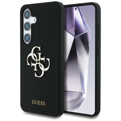Guaskë telefoni Guess Silicone Big 4G, për Samsung Galaxy S25, TPU, e zezë