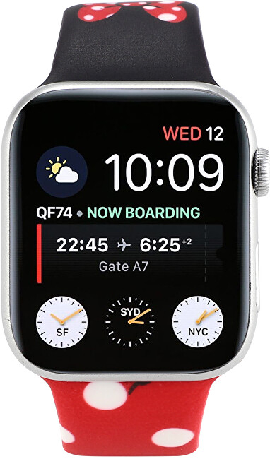 Rrip silikoni 4wrist për Apple Watch - Minnie 38/40/41 mm