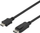 Kabllo Deltaco DisplayPort në HDMI, 4K, 2m, i zi
