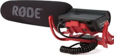 Mikrofon shotgun Rode VideoMic Rycote për kamera DSLR, me shockmount, i zi