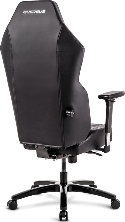 Гејминг столче Quersus VAOS 2.2 Diamond Black, механизам SYNCHRO, алуминиумска основа, црна