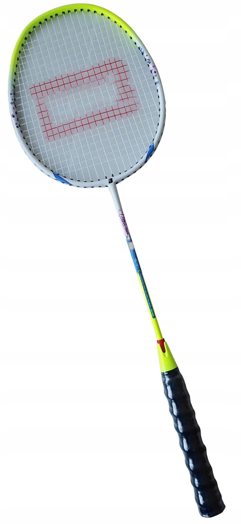 Raketë badminton ALU G315A, 98 100 g, me mbulesë, e kuqe e zezë