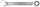 Çelës kombinim PROLINE 35141, 19mm, çelik, ngjyrë argjendi