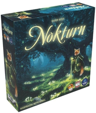 Lojë tavoline Lucky Duck Games Nokturn Nocturne, strategjike, për familje, shumëngjyrëshe