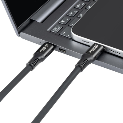 Kabllo USB-C Microconnect MC-LS-USB4CC0.5, 0.5m, 240W Power Delivery, gri