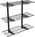 Raft muri trefishtë Ergosolid PG33, 3x 91 x 31 cm, 135 kg, i zi