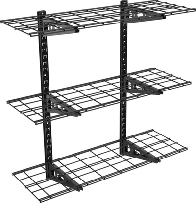 Raft muri trefishtë Ergosolid PG33, 3x 91 x 31 cm, 135 kg, i zi