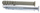 Set dyle me gozhdë Hammer Drive Fixing PK SM 06040, 6x40 mm, 100 copë, gri