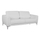 Divan 3 ulëse KENZIE, PU, 190×81×81 cm (HM3121.32), bardhë