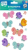Stikera dekorative Sticker Boo Butterflies, flutra e lule, shumëngjyrëshe