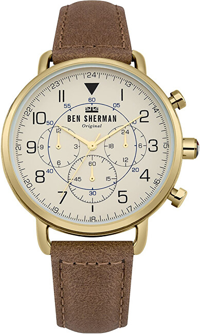 Orë dore Ben Sherman Portobello Military Watch WB068WT hBS076