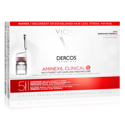 Третман против опаѓање на косата за жени Dercos Aminexil Clinical Vichy 5 21 x 6 мл