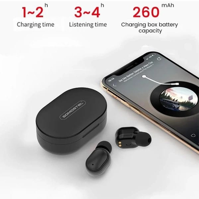 Kufje Bluetooth in ear SOMOSTEL SMS J13 Macaron, kohë pune 3 4 orë, kuti karikimi 260 mAh, të bardha