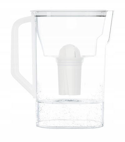 Шише за филтрирање вода Wessper D3 Slim AquaClassic, 2.7L, сет со 10 филтри, проѕирно