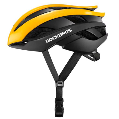 Helmetë biçiklete Rockbros 10110004006, madhësia M, sport i, e verdhë me të zezë