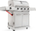 Grill me gaz për kopsht Koler Relish V4 Cast Iron Grate (KR194), 76 x 46.5cm, 5 ndezës