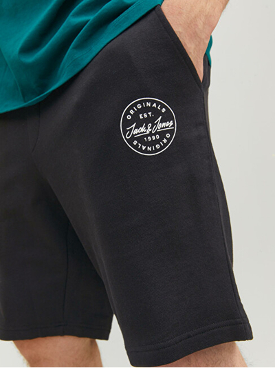 Shortse Jack & Jones Plus JJELOGO, të zeza