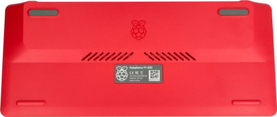 Компјутер Raspberry Pi 400, 4GB RAM, тастатура САД, бело црвена