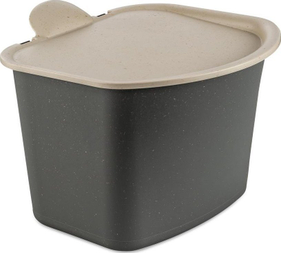 Koshi për mbetje organike Bio, kompakt, plastik, gri