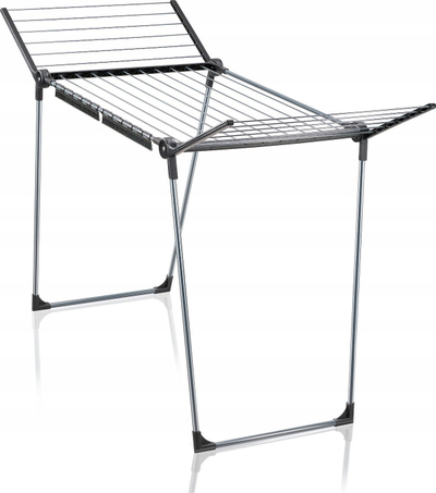 Tharëse rrobash LEIFHEIT Pegasus 180 Solid, metalike, e zezë