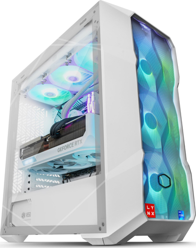 Kompjuter gaming LYNX Challenger, i5 13400F, RTX 4070 SUPER 12GB, 32GB RAM, 1TB SSD, i bardhë