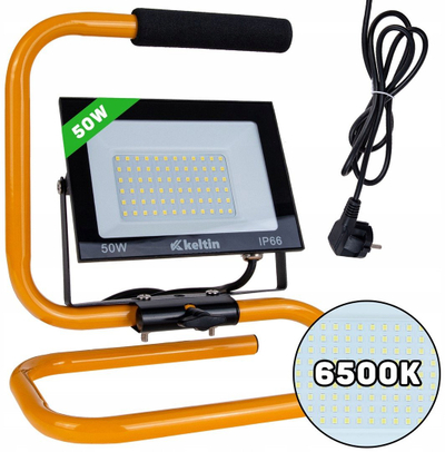 Reflektor LED Keltin, 50W, 6500K, portokalli