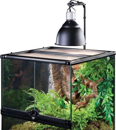 Mbajtëse llampe Exo Terra Light Bracket, për dome, 6.5" x 18.75", e zezë