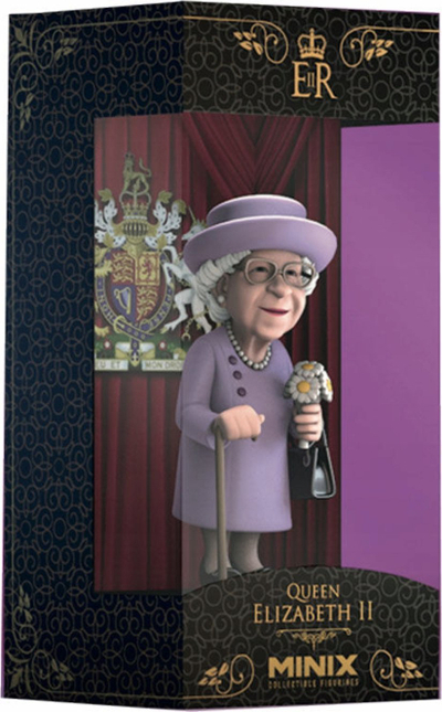 Figurë MiniX Queen Elizabeth II, 12 cm, koleksion, shumëngjyrëshe