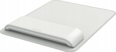 Mousepad ergonomik Leitz Ergo, me mbështetëse kyçi të rregullueshme, gri e çelur