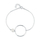 Byzylyk për femra JwL Luxury Pearls JL0859, i argjendtë