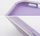 Kapak telefoni Matrix për iPhone 16 Pro, TPU, transparent, vjollcë e çelët