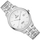 Ora burrash Atlantic Seabase 60348.41.21, quartz, xham safir, argjendtë